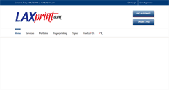 Desktop Screenshot of laxprint.com